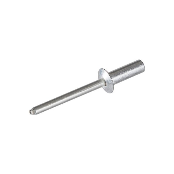 Pop Blind Rivet - 1/8 x 4-8 - Button Head - Up to 1/2in Grip - Aluminum/Aluminum - USA - Pkg of 500